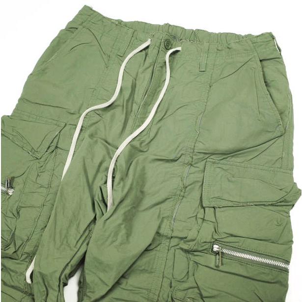 Danke Schon ダンケシェーン 23AW 水溶性ボンディングジップカーゴパンツ Free OLIVE イージー サンプル品 ボトムス g26326 |  | 03