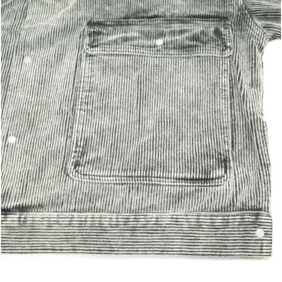 Danke Schon ダンケシェーン 8WELL COURDUROY CHEMICAL COVERALLS 8ウェルコーデュロイ ケミカルウォッシュ カバーオール UNS25139 L BLACK |  | 05