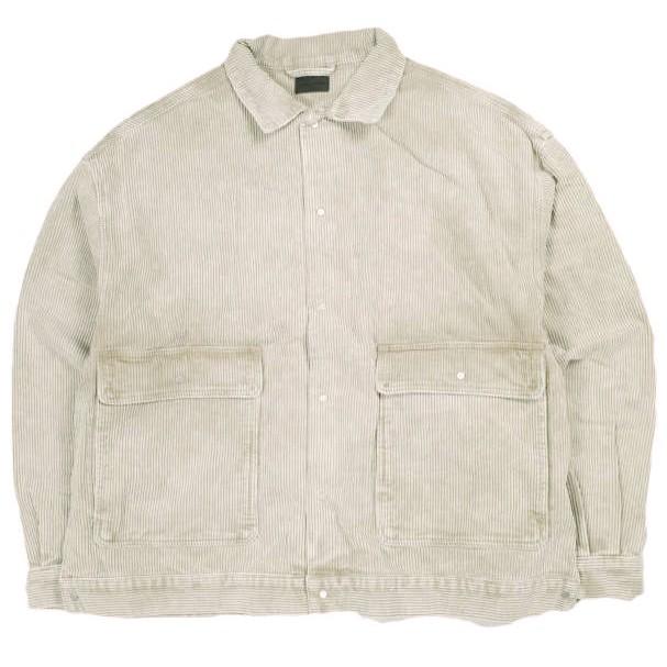 Danke Schon ダンケシェーン 8WELL COURDUROY CHEMICAL COVERALLS 8ウェルコーデュロイ ケミカルウォッシュ カバーオール UNS25139 L BEIGE | 