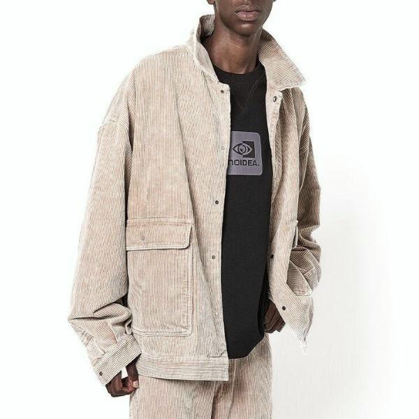 Danke Schon ダンケシェーン 8WELL COURDUROY CHEMICAL COVERALLS 8ウェルコーデュロイ ケミカルウォッシュ カバーオール UNS25139 L BEIGE |  | 02