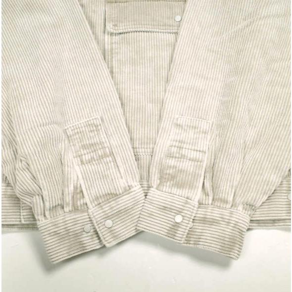 Danke Schon ダンケシェーン 8WELL COURDUROY CHEMICAL COVERALLS 8ウェルコーデュロイ ケミカルウォッシュ カバーオール UNS25139 L BEIGE |  | 05