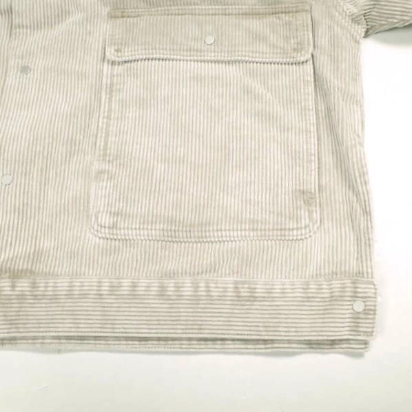 Danke Schon ダンケシェーン 8WELL COURDUROY CHEMICAL COVERALLS 8ウェルコーデュロイ ケミカルウォッシュ カバーオール UNS25139 L BEIGE |  | 06