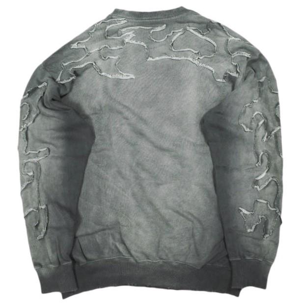 Danke Schon ダンケシェーン 24AW SPRAYED CREW NECK SWEAT スプレークルーネックスウェット 24A-CSL092-DS L BLACK トレーナー 裏毛 YMRA |  | 01
