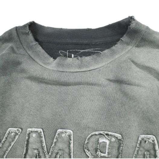 Danke Schon ダンケシェーン 24AW SPRAYED CREW NECK SWEAT スプレークルーネックスウェット 24A-CSL092-DS L BLACK トレーナー 裏毛 YMRA |  | 04