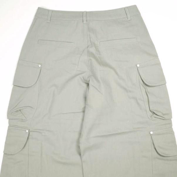 新品 Danke Schon ダンケシェーン 26SS 10oz KATURAGI W-CARGO PANTS カツラギ織り ダブルカーゴパンツ 250934 L GRAY ワイド バギー |  | 05