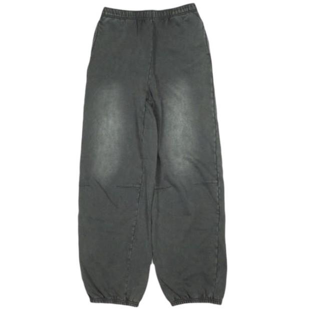 新品 Danke Schon ダンケシェーン WEB＆DEPOT限定 SULFUR SWEAT PANTS 硫化染め スウェットパンツ 250950 L BLACK イージー 裏毛 ボトムス | 