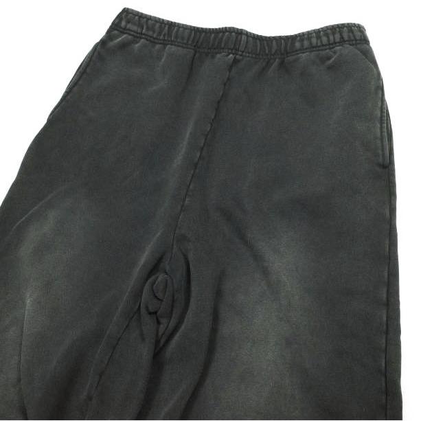 新品 Danke Schon ダンケシェーン WEB＆DEPOT限定 SULFUR SWEAT PANTS 硫化染め スウェットパンツ 250950 L BLACK イージー 裏毛 ボトムス |  | 04
