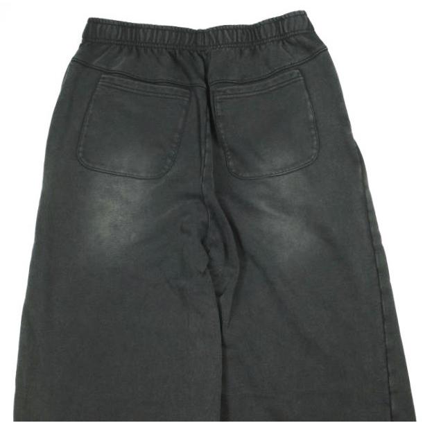 新品 Danke Schon ダンケシェーン WEB＆DEPOT限定 SULFUR SWEAT PANTS 硫化染め スウェットパンツ 250950 L BLACK イージー 裏毛 ボトムス |  | 05
