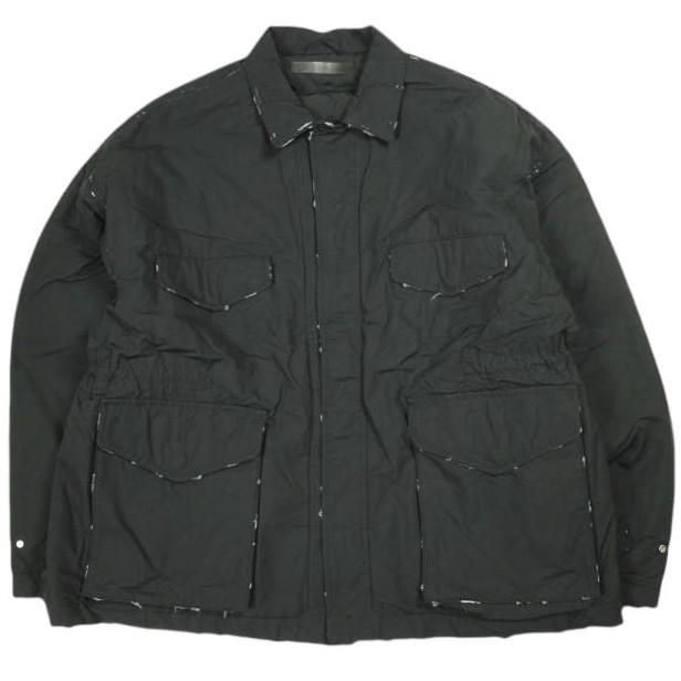 Danke Schon ダンケシェーン BONDING M-65 ダメージ加工ボンディングミリタリージャケット Free BLACK サンプル品 中綿 アウター g26350 | 