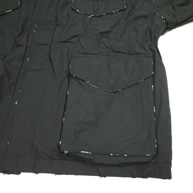 Danke Schon ダンケシェーン BONDING M-65 ダメージ加工ボンディングミリタリージャケット Free BLACK サンプル品 中綿 アウター g26350 |  | 05