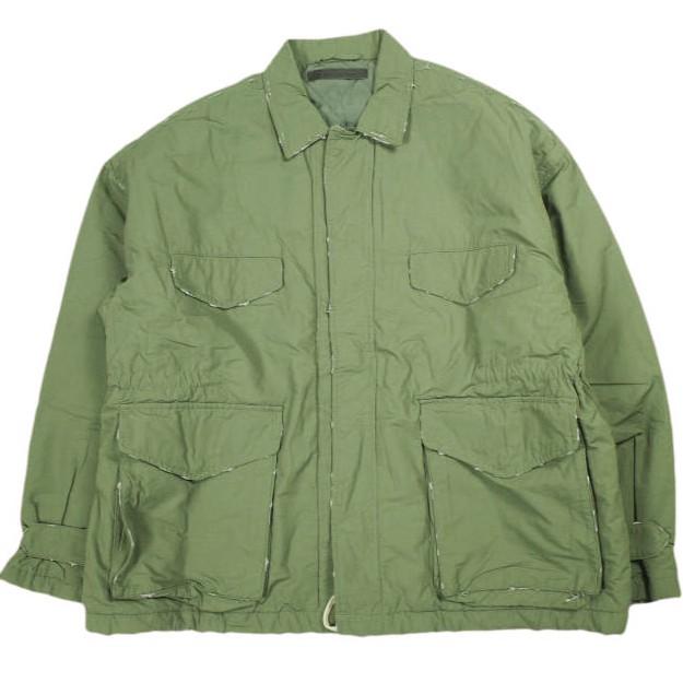 Danke Schon ダンケシェーン BONDING M-65 ダメージ加工ボンディングミリタリージャケット Free OLIVE サンプル品 中綿 アウター g26351 | 