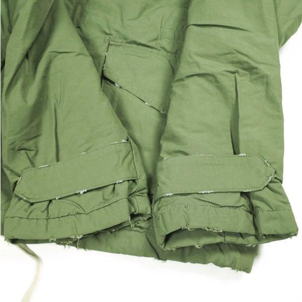 Danke Schon ダンケシェーン BONDING M-65 ダメージ加工ボンディングミリタリージャケット Free OLIVE サンプル品 中綿 アウター g26351 |  | 05