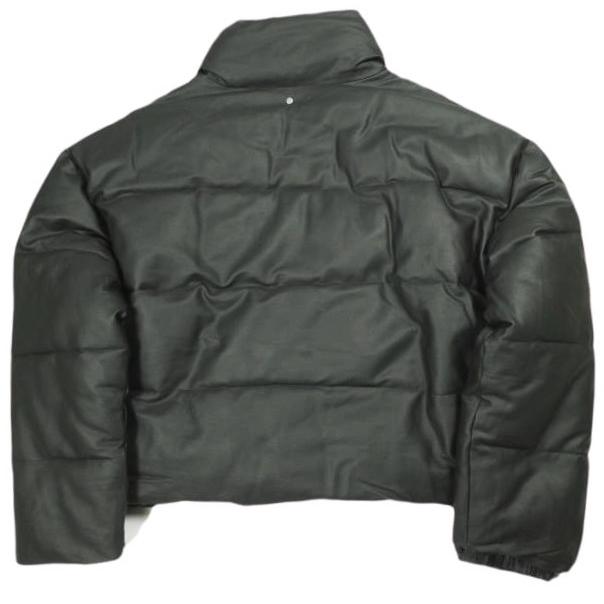 Danke Schon ダンケシェーン COATING SHORT BLOUSON コーティングショートブルゾン Free BLACK サンプル品 フェイクレザー 中綿 ジャケット |  | 01