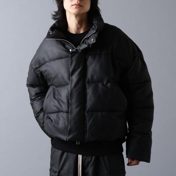 Danke Schon ダンケシェーン COATING SHORT BLOUSON コーティングショートブルゾン Free BLACK サンプル品 フェイクレザー 中綿 ジャケット |  | 02