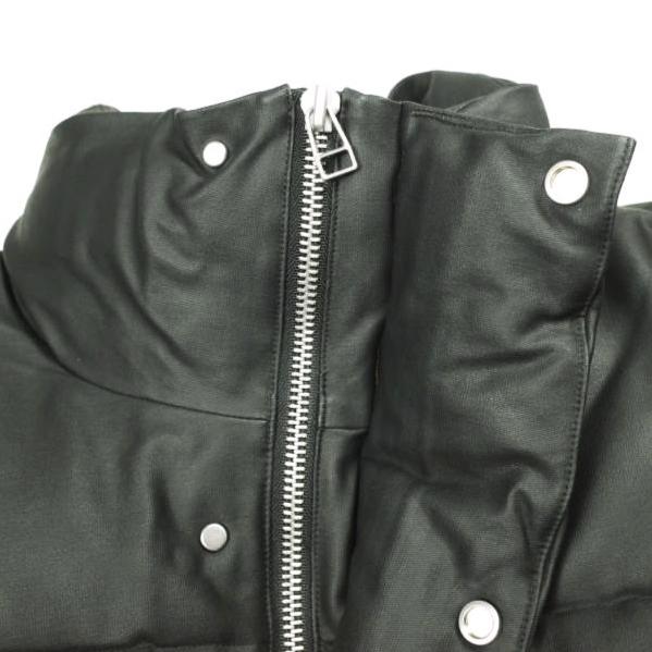 Danke Schon ダンケシェーン COATING SHORT BLOUSON コーティングショートブルゾン Free BLACK サンプル品 フェイクレザー 中綿 ジャケット |  | 04