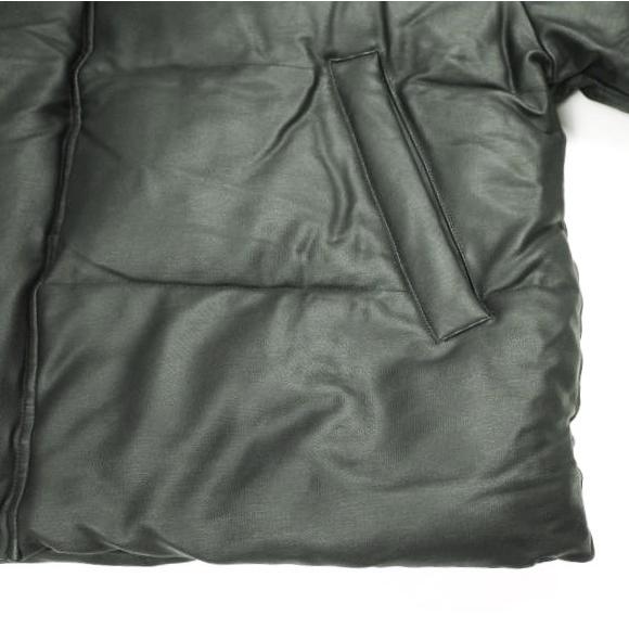 Danke Schon ダンケシェーン COATING SHORT BLOUSON コーティングショートブルゾン Free BLACK サンプル品 フェイクレザー 中綿 ジャケット |  | 05