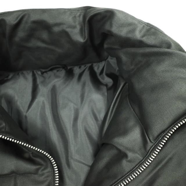 Danke Schon ダンケシェーン COATING SHORT BLOUSON コーティングショートブルゾン Free BLACK サンプル品 フェイクレザー 中綿 ジャケット |  | 07