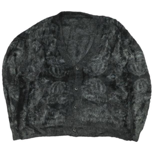 Danke Schon ダンケシェーン SHAGGY CARDIGAN シャギーニットVネックカーディガン Free BLACK サンプル品 トップス g26355 | 