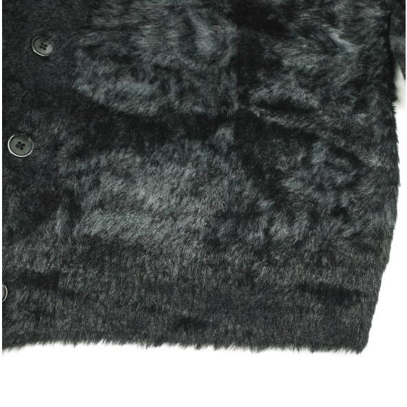Danke Schon ダンケシェーン SHAGGY CARDIGAN シャギーニットVネックカーディガン Free BLACK サンプル品 トップス g26355 |  | 04