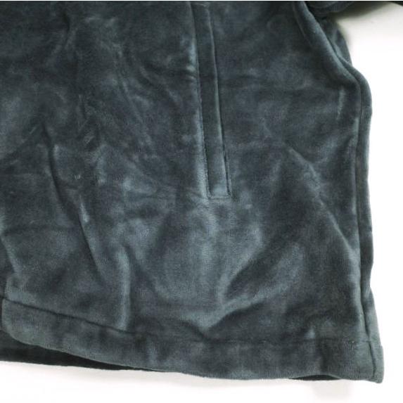 Danke Schon ダンケシェーン W-FACE VELOUR PULL HOODY ダブルフェイス ベロアプルオーバーパーカー Free チャコールグレー サンプル品 |  | 05