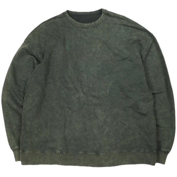 Danke Schon ダンケシェーン Distressed Oversized Sweatshirt 裏毛 ダメージ加工オーバーサイズスウェット BLACK トレーナー サンプル品 | 