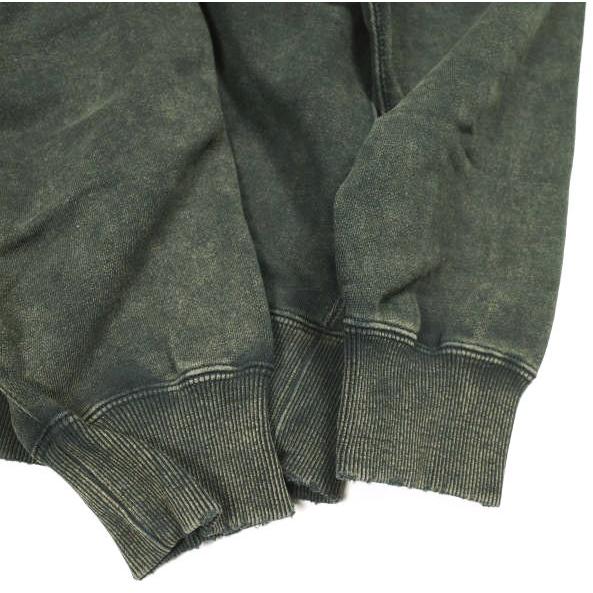 Danke Schon ダンケシェーン Distressed Oversized Sweatshirt 裏毛 ダメージ加工オーバーサイズスウェット BLACK トレーナー サンプル品 |  | 04