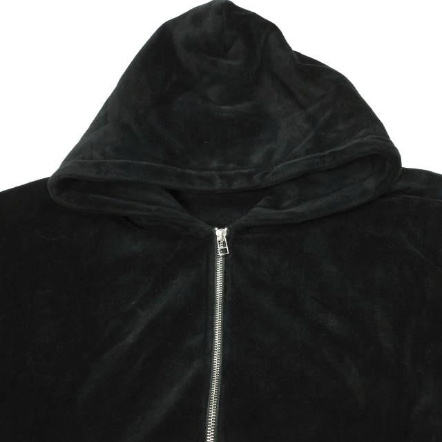 Danke Schon ダンケシェーン VELOUR ZIP HOODIE ベロアジップパーカー Free BLACK サンプル品 トップス g26370 |  | 02