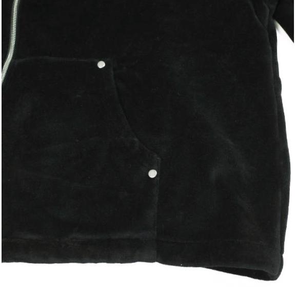 Danke Schon ダンケシェーン VELOUR ZIP HOODIE ベロアジップパーカー Free BLACK サンプル品 トップス g26370 |  | 03