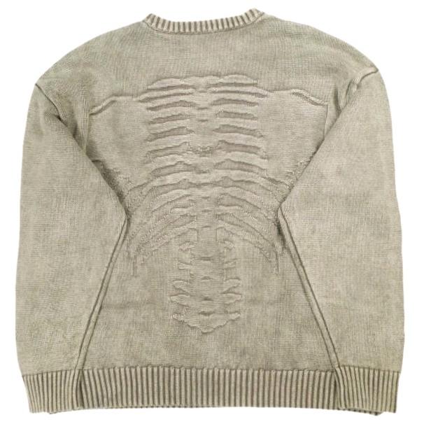 Danke Schon ダンケシェーン BORN KNIT ウォッシュ加工 ボーンクルーネックニット Free BROWN BEIGE セーター サンプル品 トップス g26372 |  | 01