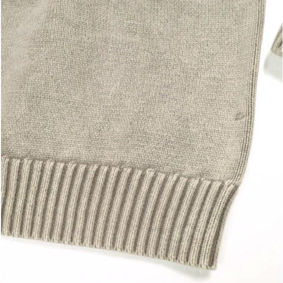 Danke Schon ダンケシェーン BORN KNIT ウォッシュ加工 ボーンクルーネックニット Free BROWN BEIGE セーター サンプル品 トップス g26372 |  | 05