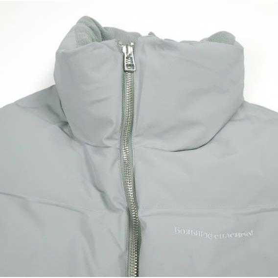 Danke Schon ダンケシェーン WEB＆DEPOT限定 LAYER NYLON BACKZIP BLOUSON レイヤーナイロンバックジップブルゾン GRAY サンプル品 中綿 |  | 03