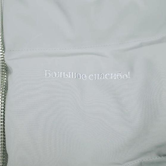 Danke Schon ダンケシェーン WEB＆DEPOT限定 LAYER NYLON BACKZIP BLOUSON レイヤーナイロンバックジップブルゾン GRAY サンプル品 中綿 |  | 04