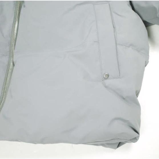 Danke Schon ダンケシェーン WEB＆DEPOT限定 LAYER NYLON BACKZIP BLOUSON レイヤーナイロンバックジップブルゾン GRAY サンプル品 中綿 |  | 05