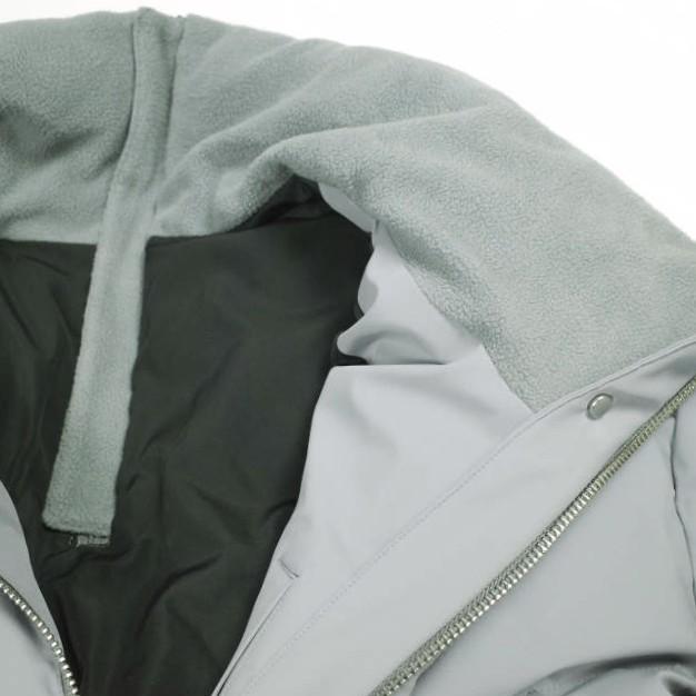 Danke Schon ダンケシェーン WEB＆DEPOT限定 LAYER NYLON BACKZIP BLOUSON レイヤーナイロンバックジップブルゾン GRAY サンプル品 中綿 |  | 07
