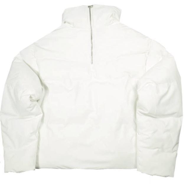 Danke Schon ダンケシェーン WEB＆DEPOT限定 LAYER NYLON BACKZIP BLOUSON レイヤーナイロンバックジップブルゾン WHITE サンプル品 中綿 |  | 01