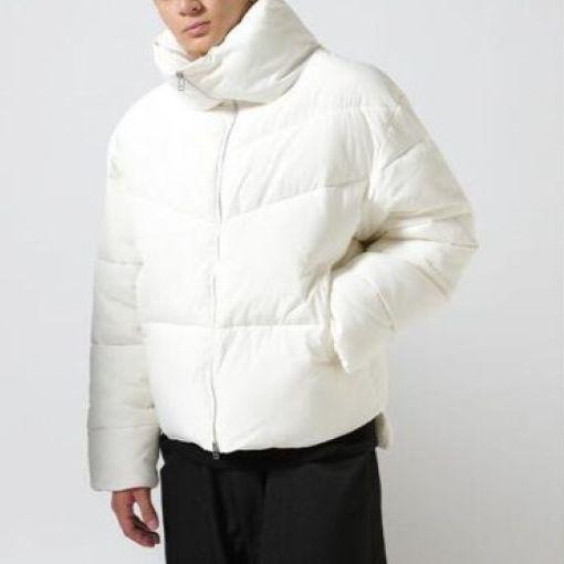 Danke Schon ダンケシェーン WEB＆DEPOT限定 LAYER NYLON BACKZIP BLOUSON レイヤーナイロンバックジップブルゾン WHITE サンプル品 中綿 |  | 02