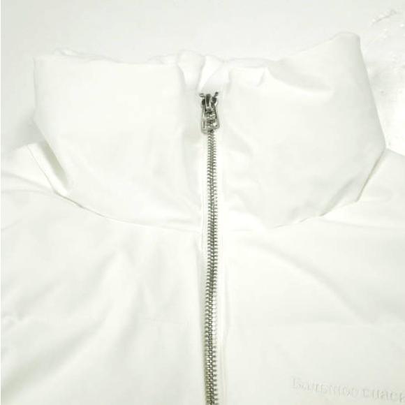 Danke Schon ダンケシェーン WEB＆DEPOT限定 LAYER NYLON BACKZIP BLOUSON レイヤーナイロンバックジップブルゾン WHITE サンプル品 中綿 |  | 03