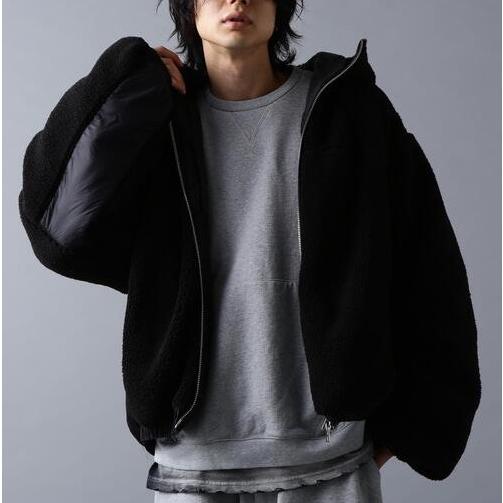 Danke Schon ダンケシェーン BOA NYLON BLOUSON ボアナイロンブルゾン Free BLACK サンプル品 中綿 ジャケット アウター g26385 |  | 02