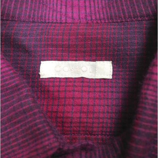 新品 COMOLI コモリ 21AW 日本製 ウールシルクワークシャツ U03-02010 2 PINK 長袖 チェック トップス g26392 |  | 04