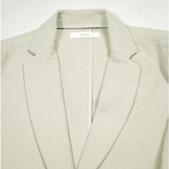 新品 seya. セヤ 20SS SUMMER BLAZER SASHIKO TRIPLE COTTON 刺し子サマーブレザー BW03-3 M DUNE 定価92,400円 ジャケット Cristaseya |  | 03