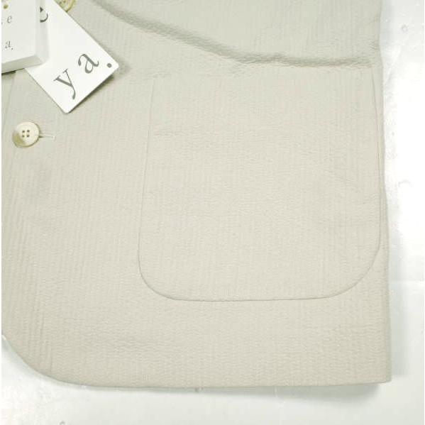 新品 seya. セヤ 20SS SUMMER BLAZER SASHIKO TRIPLE COTTON 刺し子サマーブレザー BW03-3 M DUNE 定価92,400円 ジャケット Cristaseya |  | 04