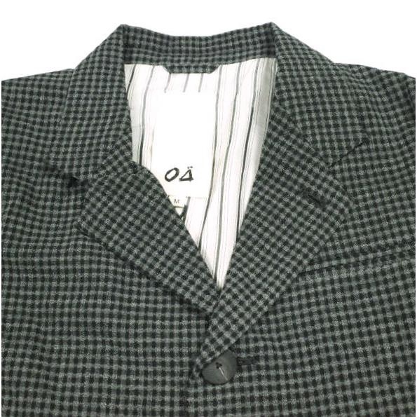 新品 Omar Afridi オマールアフリディ 21SS AUTOMATISM JACKET GINGHAM CHECK ギンガムチェック ウールジャケット M GRAY 定価90,200円 |  | 04