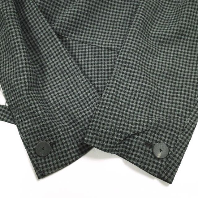 新品 Omar Afridi オマールアフリディ 21SS AUTOMATISM JACKET GINGHAM CHECK ギンガムチェック ウールジャケット M GRAY 定価90,200円 |  | 06