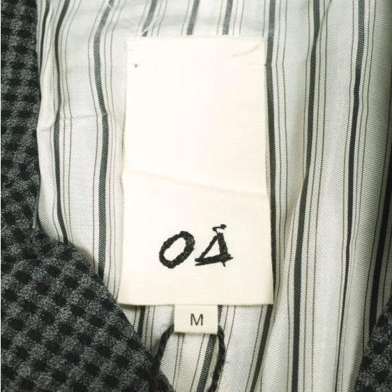 新品 Omar Afridi オマールアフリディ 21SS AUTOMATISM JACKET GINGHAM CHECK ギンガムチェック ウールジャケット M GRAY 定価90,200円 |  | 08