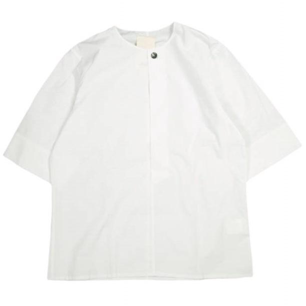新品 Omar Afridi オマールアフリディ HALF SLEEVES SHIRT HIGH DENSITY COTTON プルオーバーシャツ OA-SS20-SHR-106-01 M 定価51,700円 | 