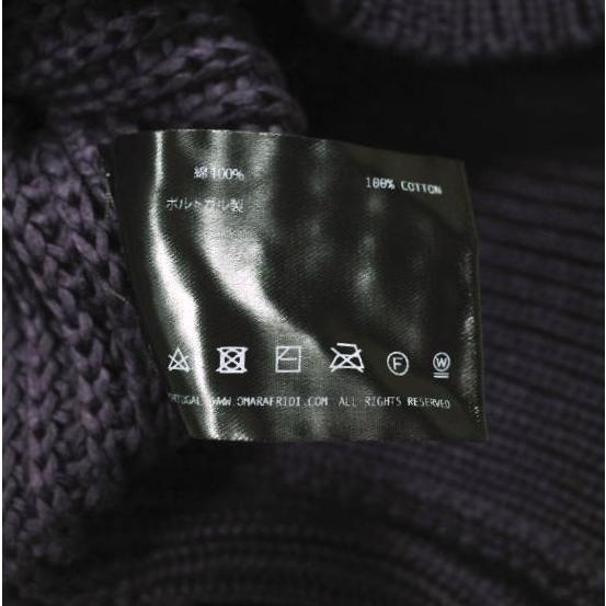 新品 Omar Afridi オマールアフリディ 22SS PANELLED VEST パネルVネックニットベスト 46 ARABIS PURPLE セーター 定価66,000円 トップス |  | 07