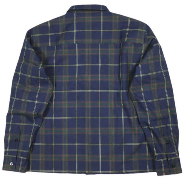 新品 well ウェル 21AW 日本製 HEMMING SHIRT ウールチェックシャツ WB21YY01 1 NAVY 長袖 トップス g26409 |  | 01