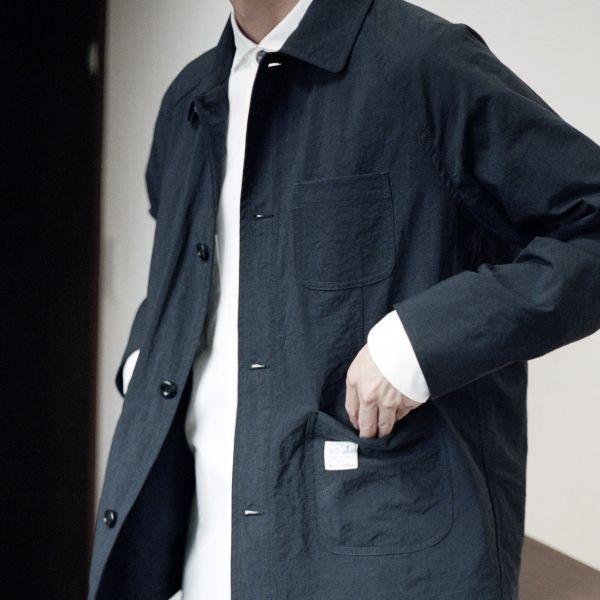 新品 well ウェル 20SS 日本製 Chore Jacket II ナイロンカバーオール WJ20XX01 2 BLACK チョアジャケット アウター g26412 |  | 02