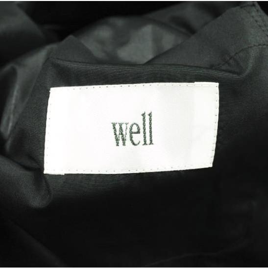 新品 well ウェル 21SS 日本製 WELL SHOP OVER ナイロンショップコート WC21XX01 2 BLACK ステンカラーコート アウター g26414 |  | 07