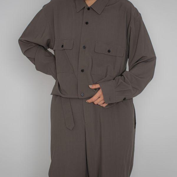新品 un/unbient アン 日本製 Rayon Jumpsuit オールインワン UNAL01 2 BLACK ジャンプスーツ アンビエント ツナギ 定価59,400円 g26421 |  | 02